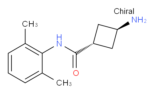 (1r,3r)-3-amino-N-(2,6-dimethylphenyl)cyclobutanecarboxamide