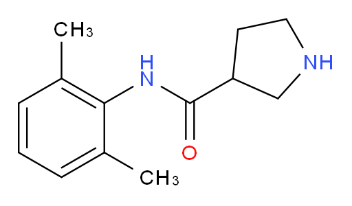 N-(2,6-dimethylphenyl)pyrrolidine-3-carboxamide