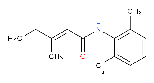 (E)-N-(2,6-dimethylphenyl)-3-methylpent-2-enamide