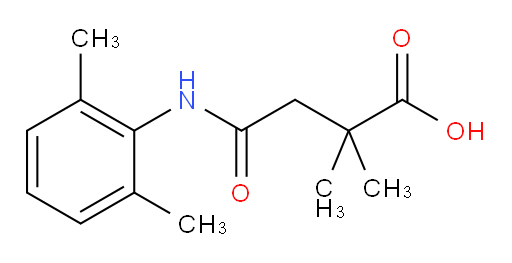 4-((2,6-dimethylphenyl)amino)-2,2-dimethyl-4-oxobutanoic acid