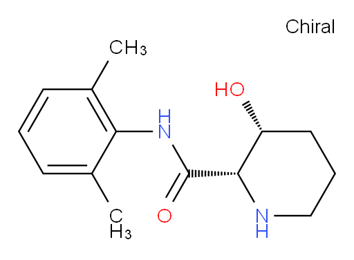 (2S,3R)-N-(2,6-dimethylphenyl)-3-hydroxypiperidine-2-carboxamide
