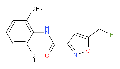 N-(2,6-dimethylphenyl)-5-(fluoromethyl)isoxazole-3-carboxamide