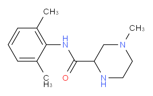 N-(2,6-dimethylphenyl)-4-methylpiperazine-2-carboxamide