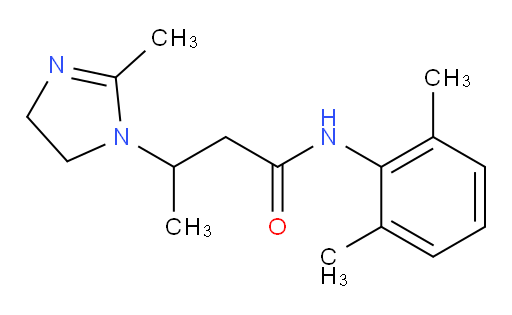 N-(2,6-dimethylphenyl)-3-(2-methyl-4,5-dihydro-1H-imidazol-1-yl)butanamide