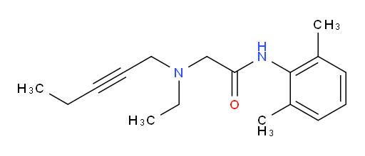 N-(2,6-dimethylphenyl)-2-(ethyl(pent-2-yn-1-yl)amino)acetamide