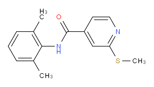 N-(2,6-dimethylphenyl)-2-(methylthio)isonicotinamide