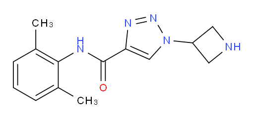 1-(azetidin-3-yl)-N-(2,6-dimethylphenyl)-1H-1,2,3-triazole-4-carboxamide