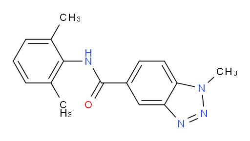 N-(2,6-dimethylphenyl)-1-methyl-1H-benzo[d][1,2,3]triazole-5-carboxamide