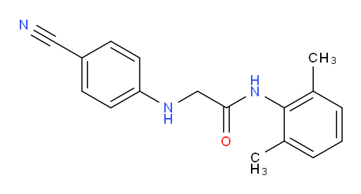 2-((4-cyanophenyl)amino)-N-(2,6-dimethylphenyl)acetamide