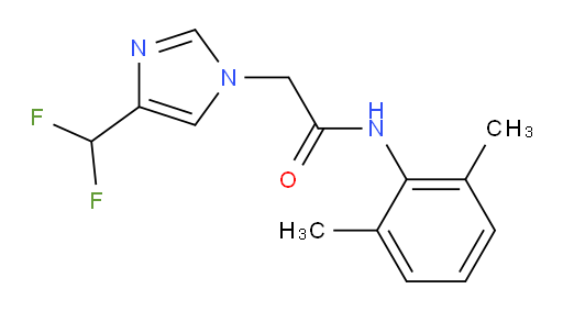2-(4-(difluoromethyl)-1H-imidazol-1-yl)-N-(2,6-dimethylphenyl)acetamide