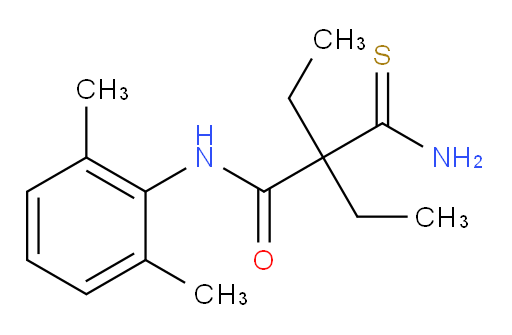 2-carbamothioyl-N-(2,6-dimethylphenyl)-2-ethylbutanamide