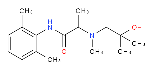 N-(2,6-dimethylphenyl)-2-((2-hydroxy-2-methylpropyl)(methyl)amino)propanamide