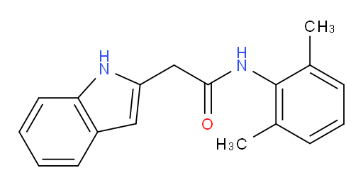 N-(2,6-dimethylphenyl)-2-(1H-indol-2-yl)acetamide