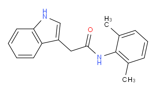 N-(2,6-dimethylphenyl)-2-(1H-indol-3-yl)acetamide