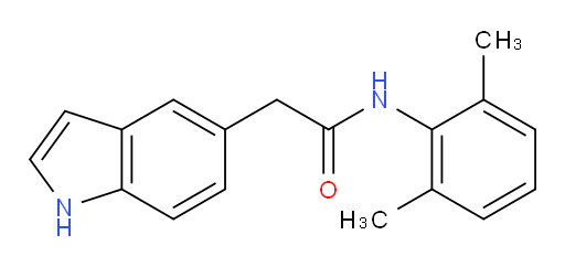 N-(2,6-dimethylphenyl)-2-(1H-indol-5-yl)acetamide