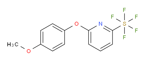 6-(4-methoxyphenoxy)pyridine-2-ylsulfur pentafluoride