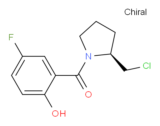 (S)-(2-(chloromethyl)pyrrolidin-1-yl)(5-fluoro-2-hydroxyphenyl)methanone