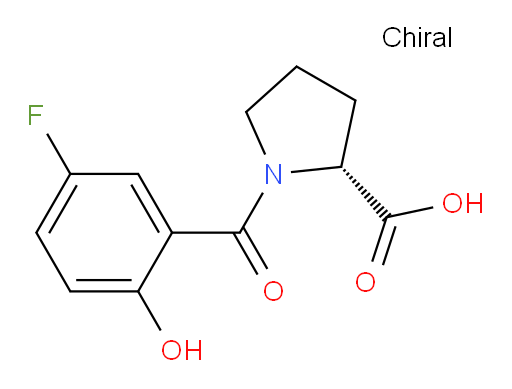 (R)-1-(5-fluoro-2-hydroxybenzoyl)pyrrolidine-2-carboxylic acid