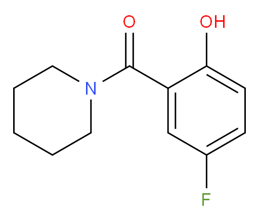 (5-fluoro-2-hydroxyphenyl)(piperidin-1-yl)methanone