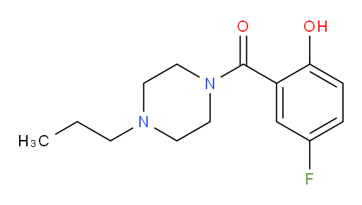 (5-fluoro-2-hydroxyphenyl)(4-propylpiperazin-1-yl)methanone