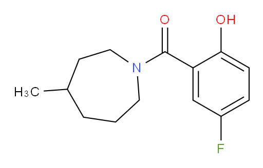 (5-fluoro-2-hydroxyphenyl)(4-methylazepan-1-yl)methanone