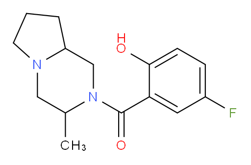 (5-fluoro-2-hydroxyphenyl)(3-methylhexahydropyrrolo[1,2-a]pyrazin-2(1H)-yl)methanone