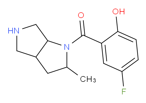 (5-fluoro-2-hydroxyphenyl)(2-methylhexahydropyrrolo[3,4-b]pyrrol-1(2H)-yl)methanone