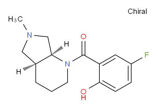 (5-fluoro-2-hydroxyphenyl)((4aS,7aS)-6-methyloctahydro-1H-pyrrolo[3,4-b]pyridin-1-yl)methanone