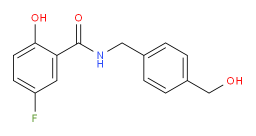 5-fluoro-2-hydroxy-N-(4-(hydroxymethyl)benzyl)benzamide