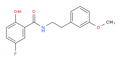 5-fluoro-2-hydroxy-N-(3-methoxyphenethyl)benzamide