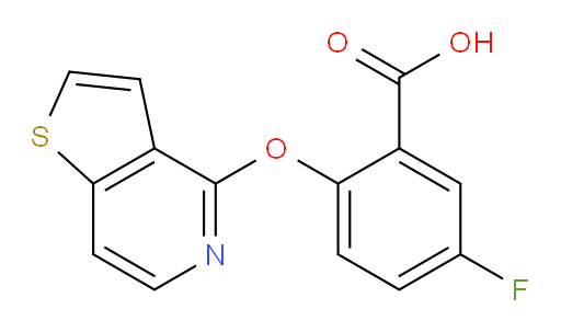 5-fluoro-2-(thieno[3,2-c]pyridin-4-yloxy)benzoic acid