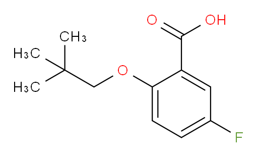 5-fluoro-2-(neopentyloxy)benzoic acid