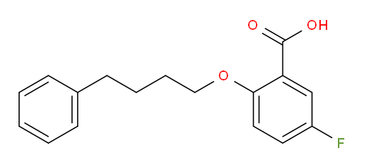 5-fluoro-2-(4-phenylbutoxy)benzoic acid