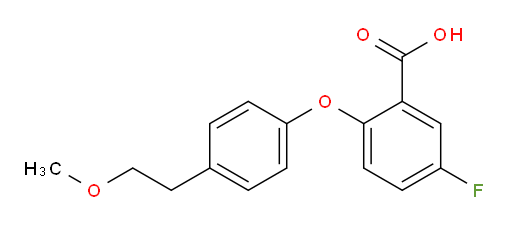 5-fluoro-2-(4-(2-methoxyethyl)phenoxy)benzoic acid