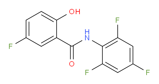 5-fluoro-2-hydroxy-N-(2,4,6-trifluorophenyl)benzamide