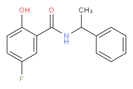 5-fluoro-2-hydroxy-N-(1-phenylethyl)benzamide