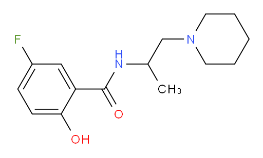 5-fluoro-2-hydroxy-N-(1-(piperidin-1-yl)propan-2-yl)benzamide