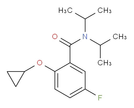 2-cyclopropoxy-5-fluoro-N,N-diisopropylbenzamide