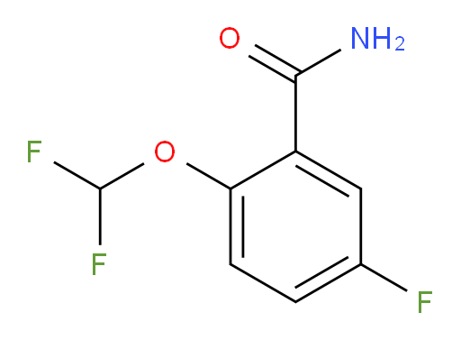 2-(difluoromethoxy)-5-fluorobenzamide