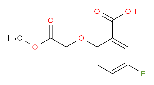 5-fluoro-2-(2-methoxy-2-oxoethoxy)benzoic acid