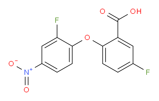 5-fluoro-2-(2-fluoro-4-nitrophenoxy)benzoic acid