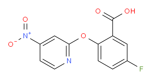 5-fluoro-2-((4-nitropyridin-2-yl)oxy)benzoic acid