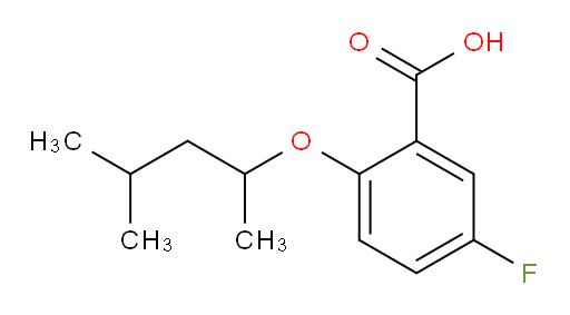 5-fluoro-2-((4-methylpentan-2-yl)oxy)benzoic acid