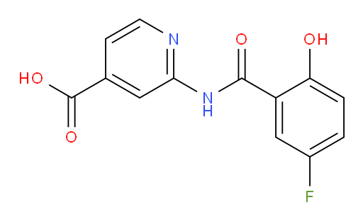 2-(5-fluoro-2-hydroxybenzamido)isonicotinic acid