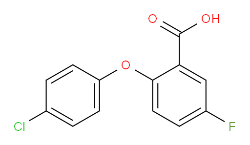2-(4-chlorophenoxy)-5-fluorobenzoic acid