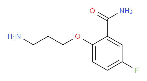 2-(3-aminopropoxy)-5-fluorobenzamide
