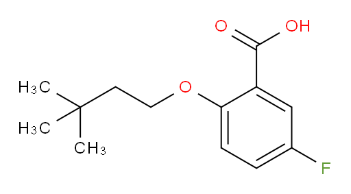 2-(3,3-dimethylbutoxy)-5-fluorobenzoic acid