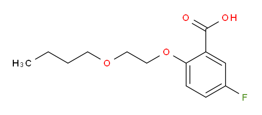2-(2-butoxyethoxy)-5-fluorobenzoic acid