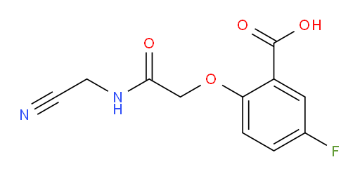 2-(2-((cyanomethyl)amino)-2-oxoethoxy)-5-fluorobenzoic acid