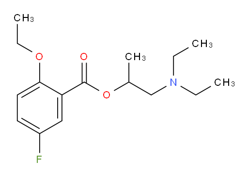 1-(diethylamino)propan-2-yl 2-ethoxy-5-fluorobenzoate